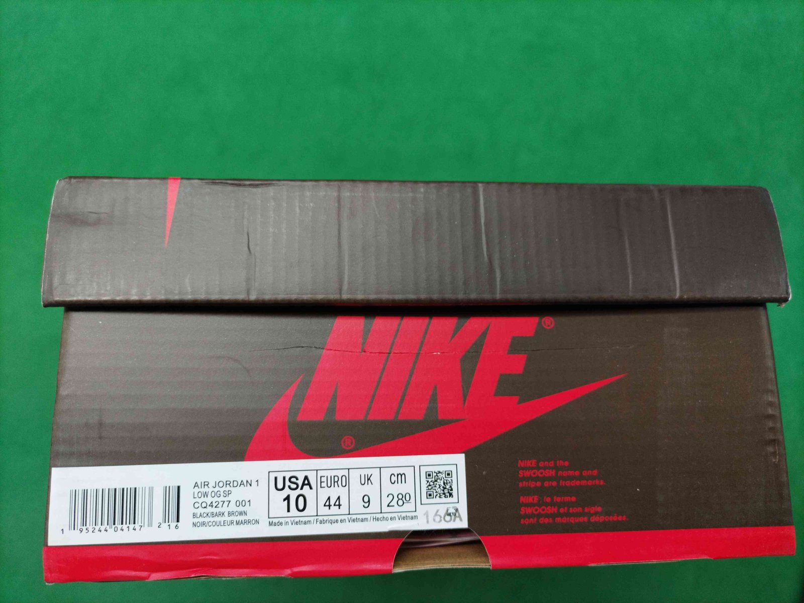 ph042 Jordan 1 low travis scott